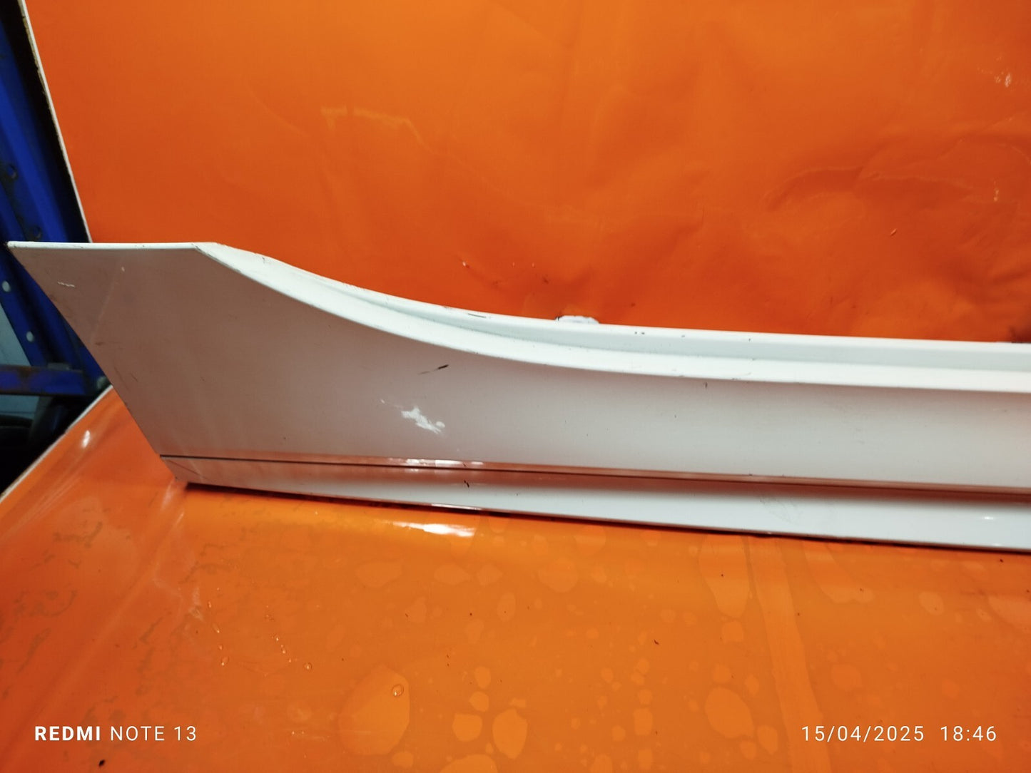 2023 BMW 1 Series F40 Right Side Skirt White 8072574 scratches Warranty A151 - Image 2