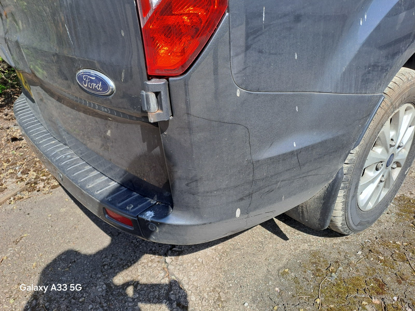 ✅2019 Ford Transit Custom Rear Right Bumper Corner Grey + Warranty A383 - Image 1