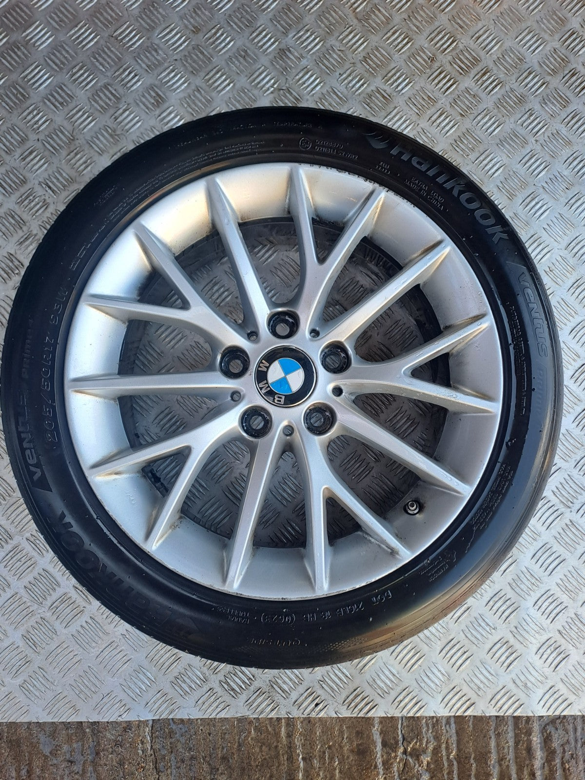 ✅BMW F23 218D Se 2.0 DIESEL 2019 ALLOY WHEEL WITH TYRE 205/50 R17 6796205 A344 - Image 5