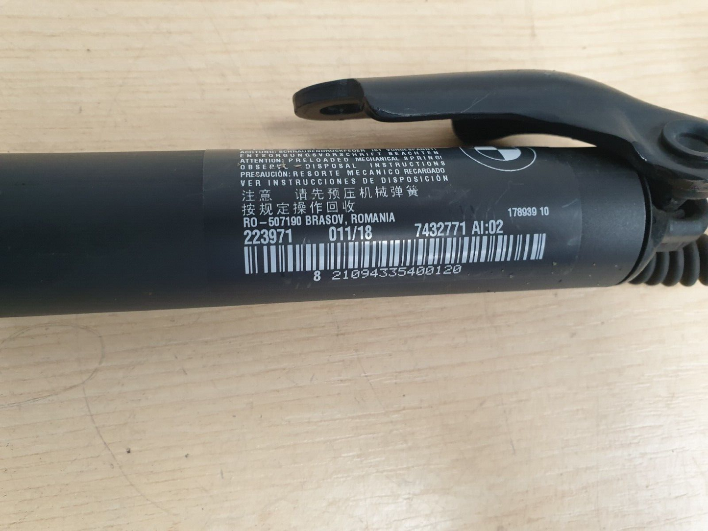 2018 BMW F46 216D 1.5 DIESEL TAILGATE STRUT SHOCK LEFT NEARSIDE 7432771 A036 - Image 11