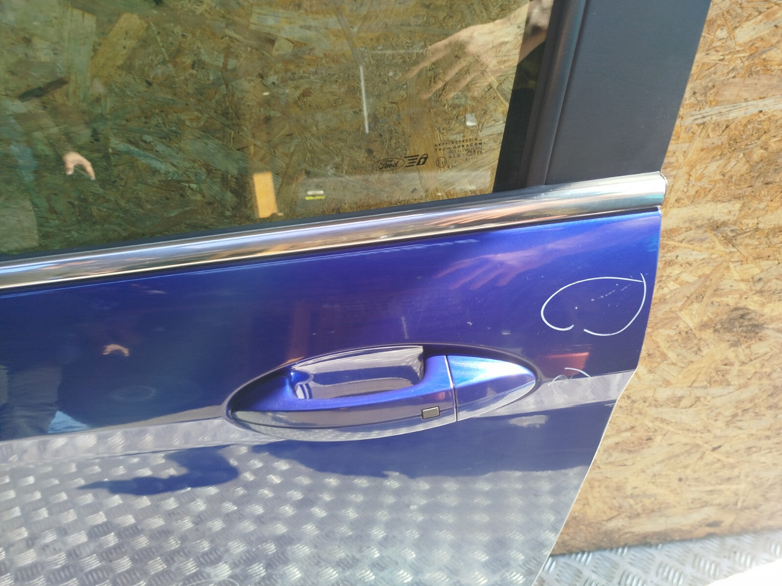 ✅FORD B-MAX TITANIUM 1.0 PETROL 2014 FRONT LEFT DOOR BLUE Scratches A285 - Image 6