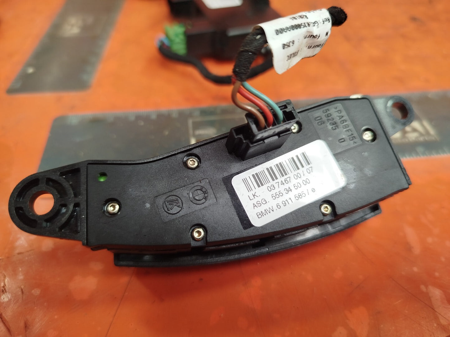 ✅2006 BMW 7 SERIES E66 4.8P STEERING WHEEL CONTROLS 6911586 + WARRANTY A208 - Image 9
