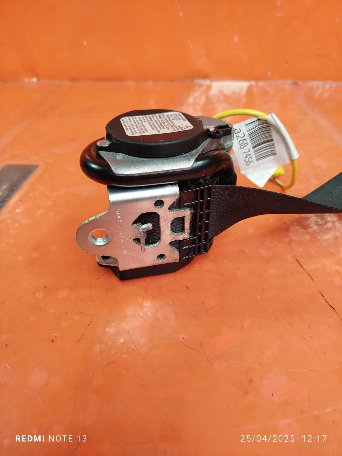 ✅Porsche Cayenne V6 2010 3.6 Petrol Front Right Seat Belt 7L0857936 Warranty - Image 12