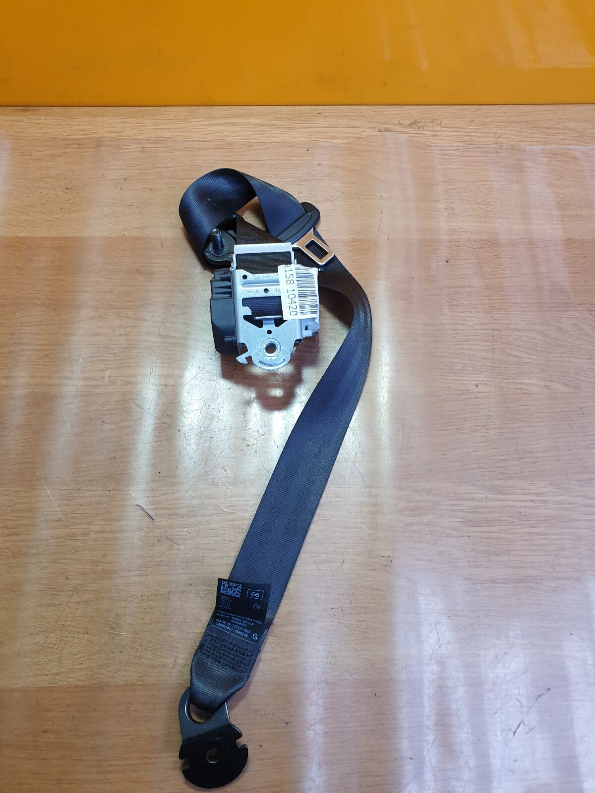✅2016 RENAULT TRAFIC MK3 F82 1.6D FRONT LEFT PASSENGER SEAT BELT 868844873R A158 - Image 9