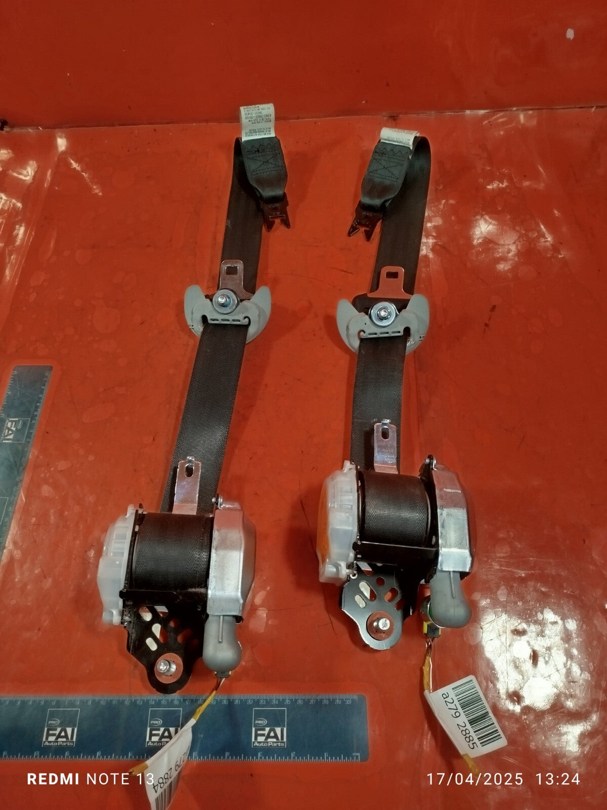 ✅SSANGYONG TIVOLI Elx 1.6 DIESEL 2016 FRONT LEFT & RIGHT SEAT BELT 74601-35400 - Image 3