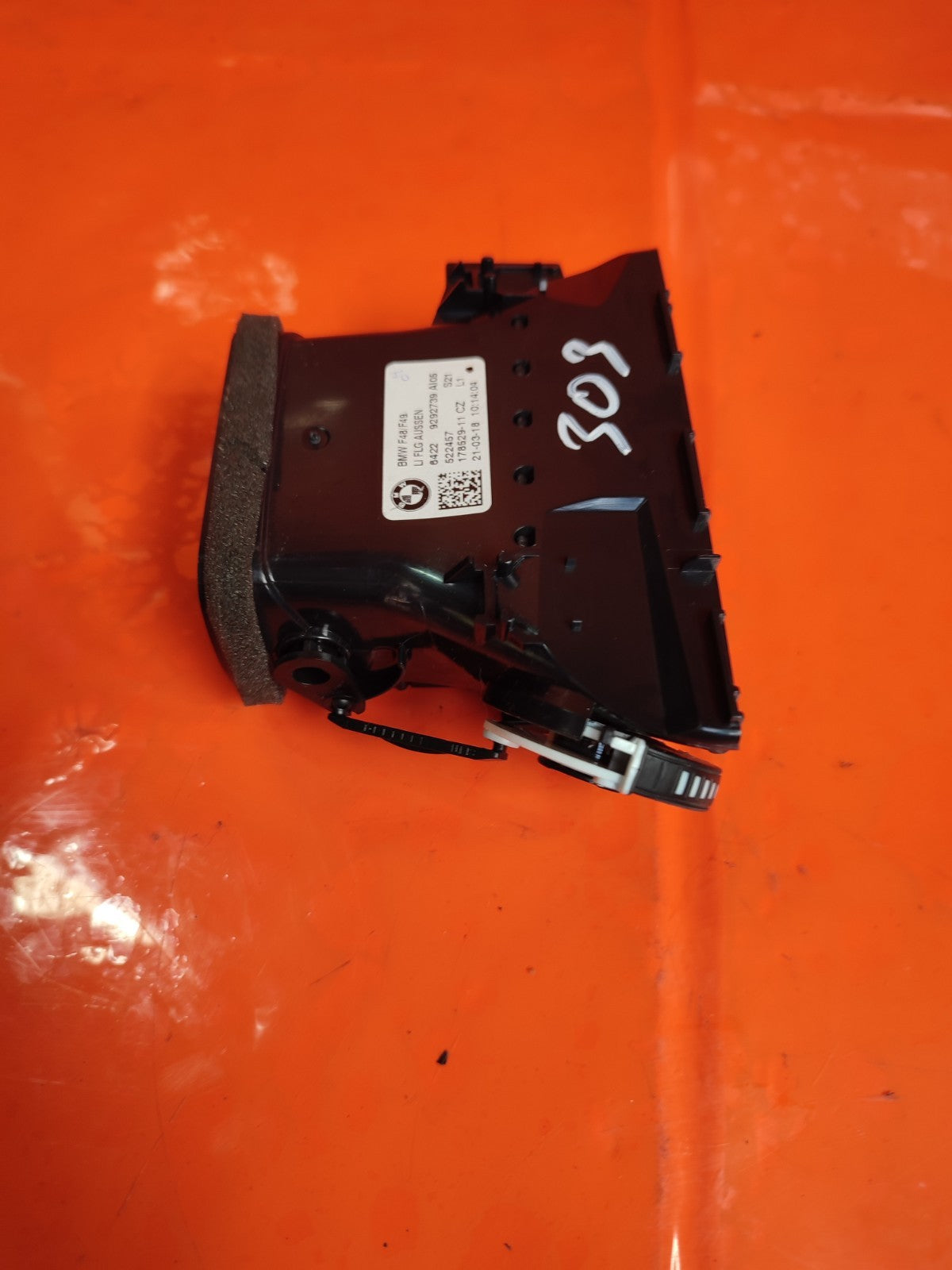 ✅BMW X1 F48 2.0 PETROL 2018 DASHBOARD AIR VENT LEFT 9292739 Warranty A303 - Image 8