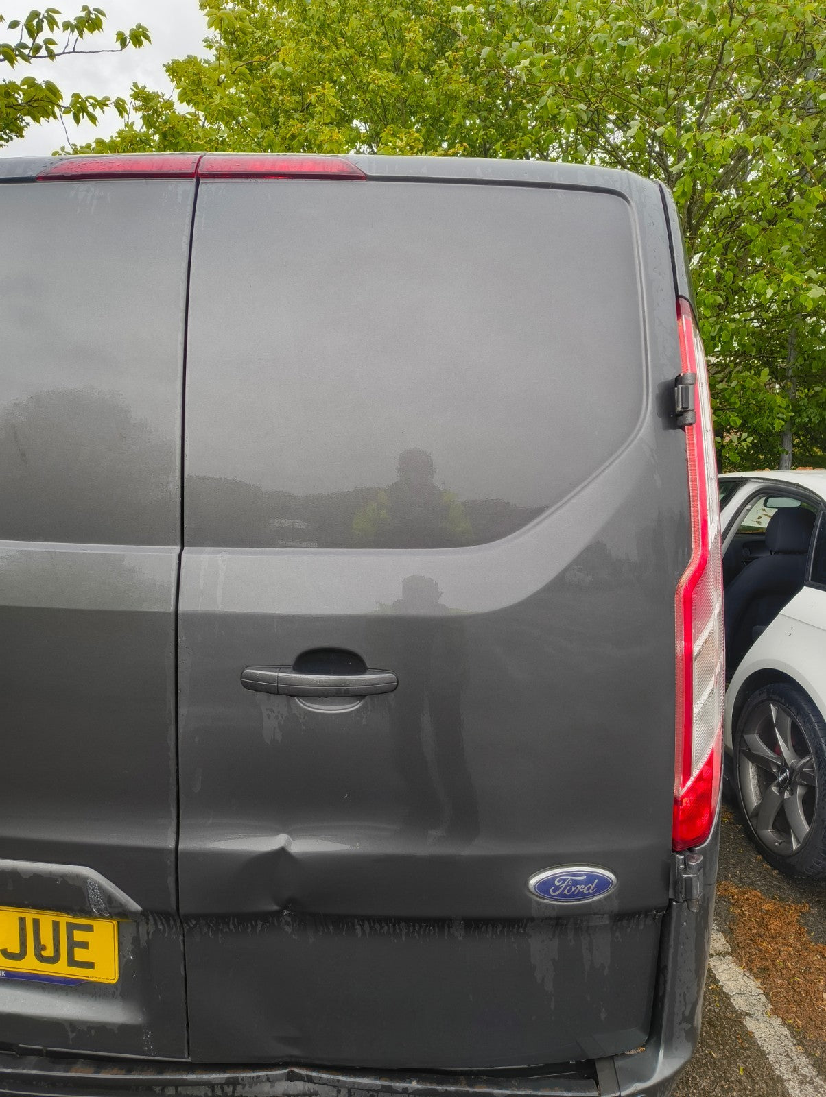 ✅Ford Transit Custom 2.0 Diesel 2019 Rear Right Door Bare Grey Dent A383 - Image 1
