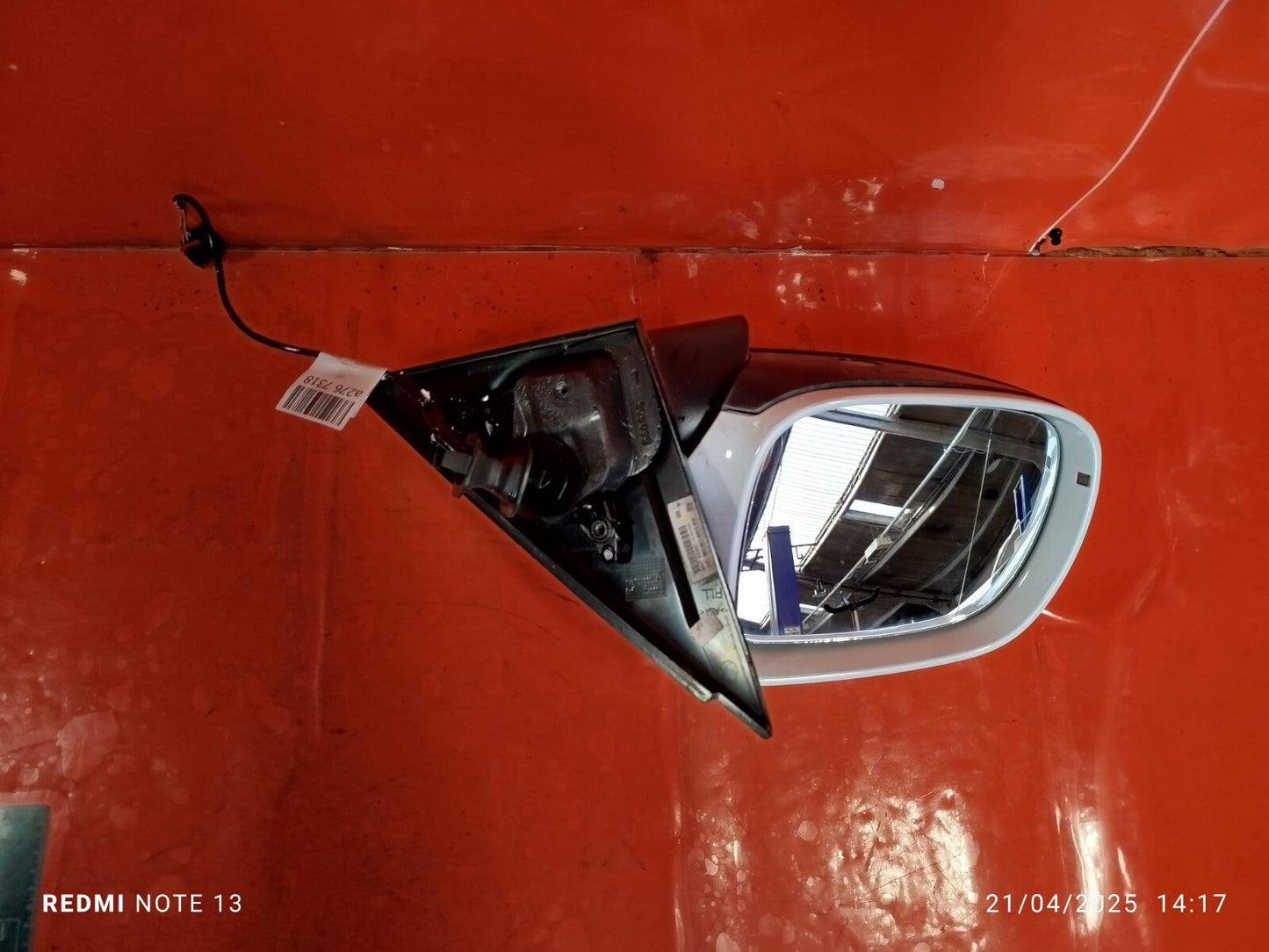 ✅2012 AUDI Q5 8R S LINE FRONT LEFT WING MIRROR WHITE S9R 8R2857409C + WARRANTY - Image 5