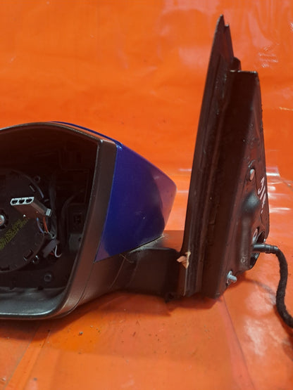✅SKODA KAMIQ Se 1.5 PETROL 2024 FRONT LEFT WING MIRROR BLUE 658857407K Warranty - Image 2