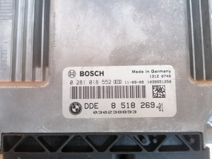 BMW 3 SERIES E90 E91 2.0 DIESEL ENGINE CONTROL MODULE ECU 0281018552 8518269 X00 - Image 12