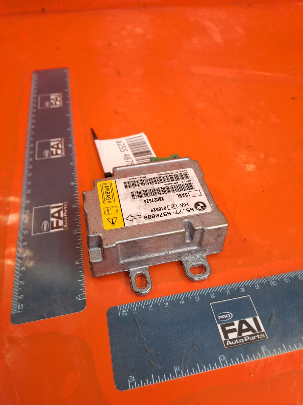 2008 BMW 7 Series E66 Front Left A-Pillar Airbag Module 6970886 Warranty A255 - Image 2