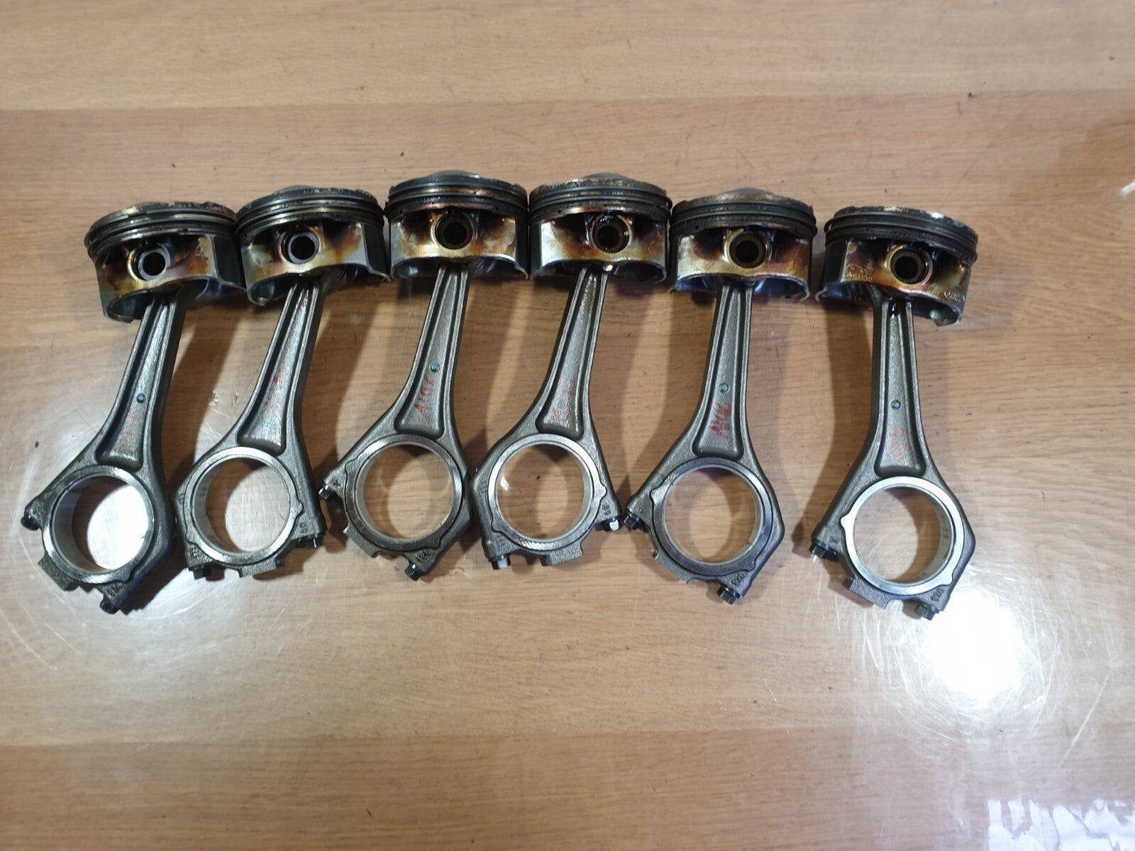 ✅JAGUAR F-PACE X761 3.0 PETROL 2017 COMPLETE PISTON WITH CON ROD 1x Warranty - Image 2