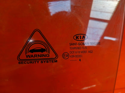 Kia Sportage MK3 1.7 Diesel 2014 Front Left Window Glass 43R-00351 Warranty A287 - Image 8