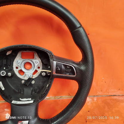 ✅AUDI Q5 S LINE 2.0 DIESEL 2012 MULTIFUNCTION STEERING WHEEL 8P0419091DT A291 - Image 5
