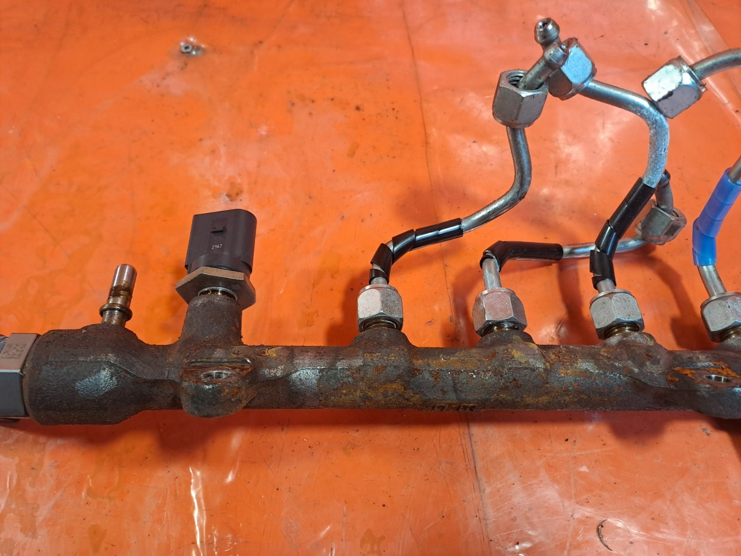 ✅Ford Tourneo Custom 2.0 Diesel 2017 YMFS Fuel Injector Rail CK2Q9D280AA A359 - Image 12