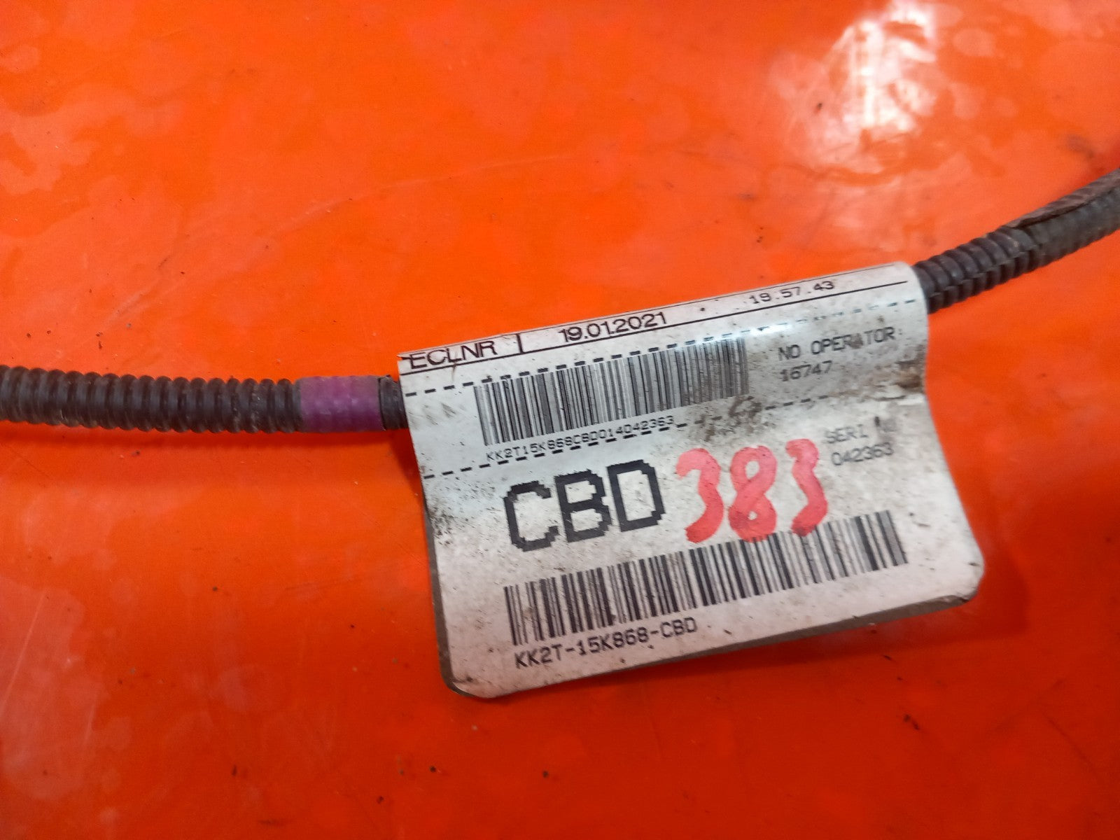 Ford Transit Custom 2.0 Diesel 2019 Rear Parking Sensor Wiring Loom KK2T15K868 - Image 12