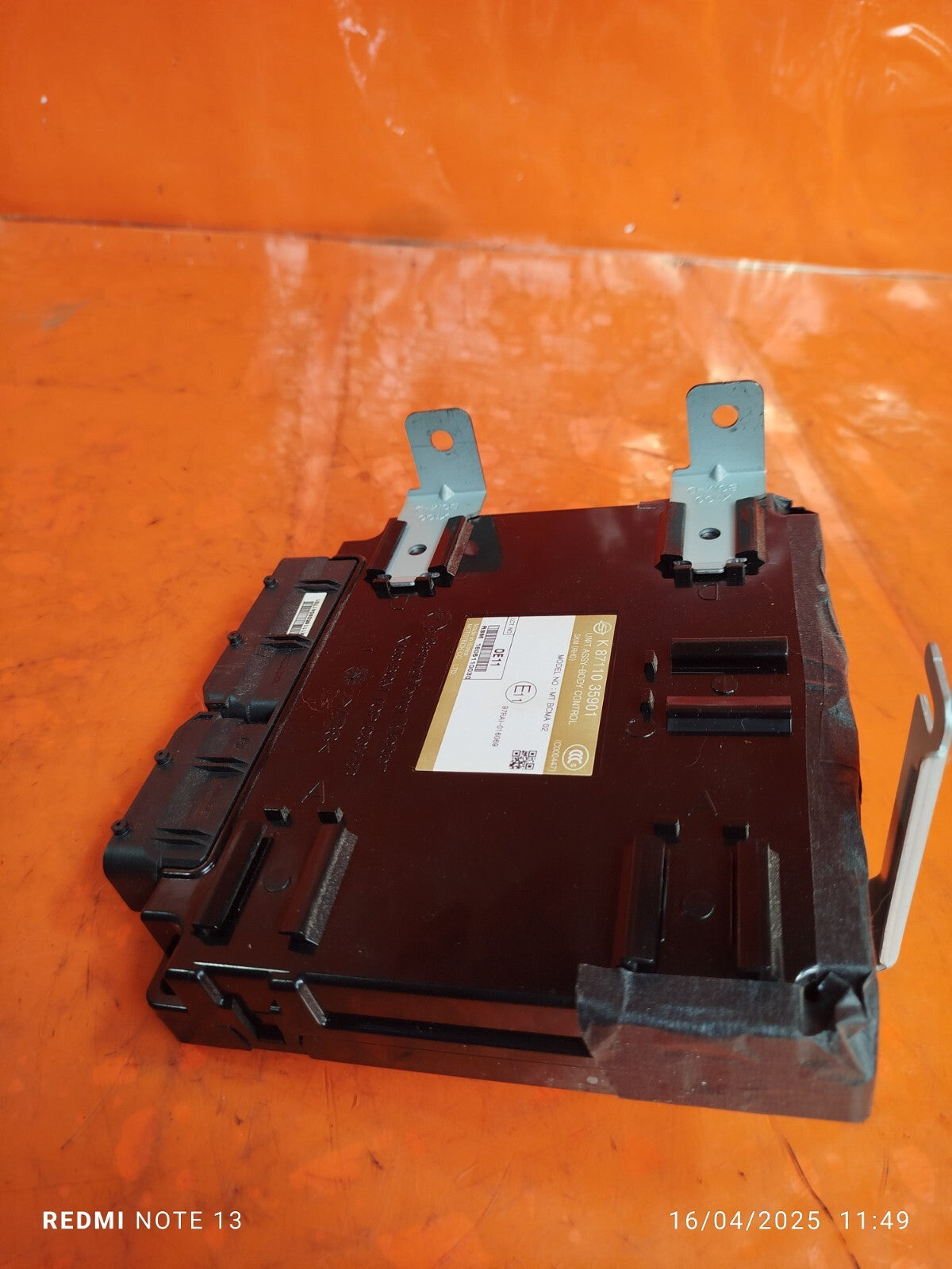 ✅Ssangyong Tivoli Ex 2016 1.6 Diesel BCM BODY CONTROL MODULE UNIT 87110-35901 - Image 9