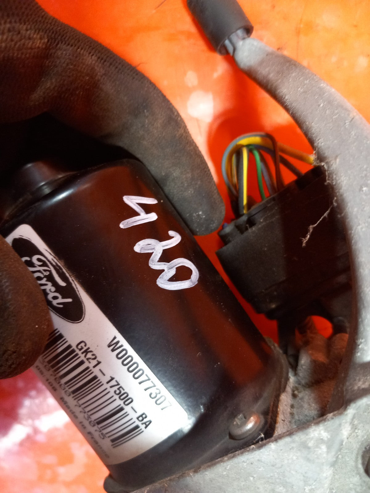2021 Ford Transit Custom Front Wiper Motor Right GK21-17500-BA Warranty A420 - Image 11