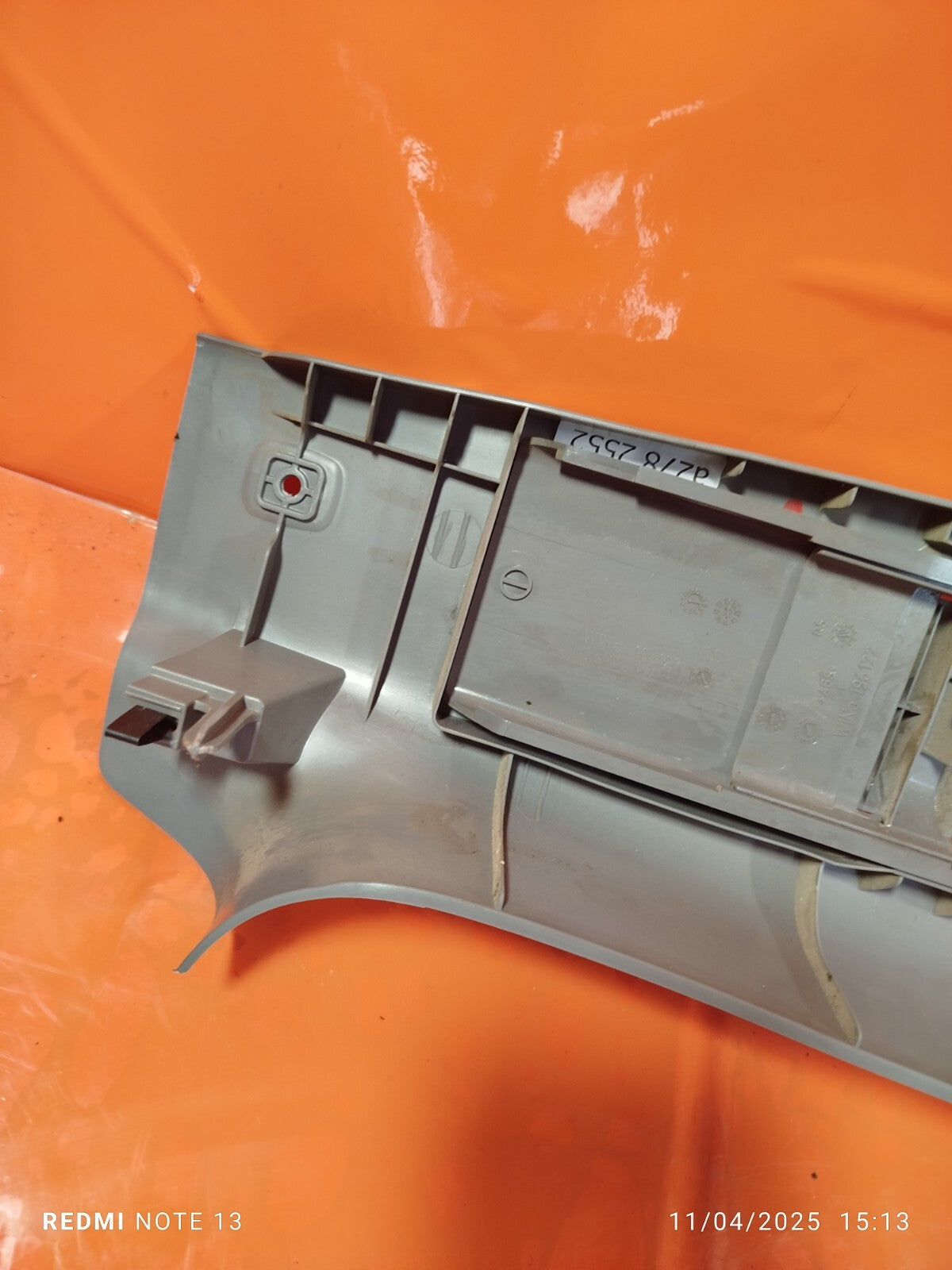 ✅VW CRAFTER CR35 2.0 DIESEL 2015 LEFT SIDE B-PILLAR COVER TRIM A9066900007 A278 - Image 12