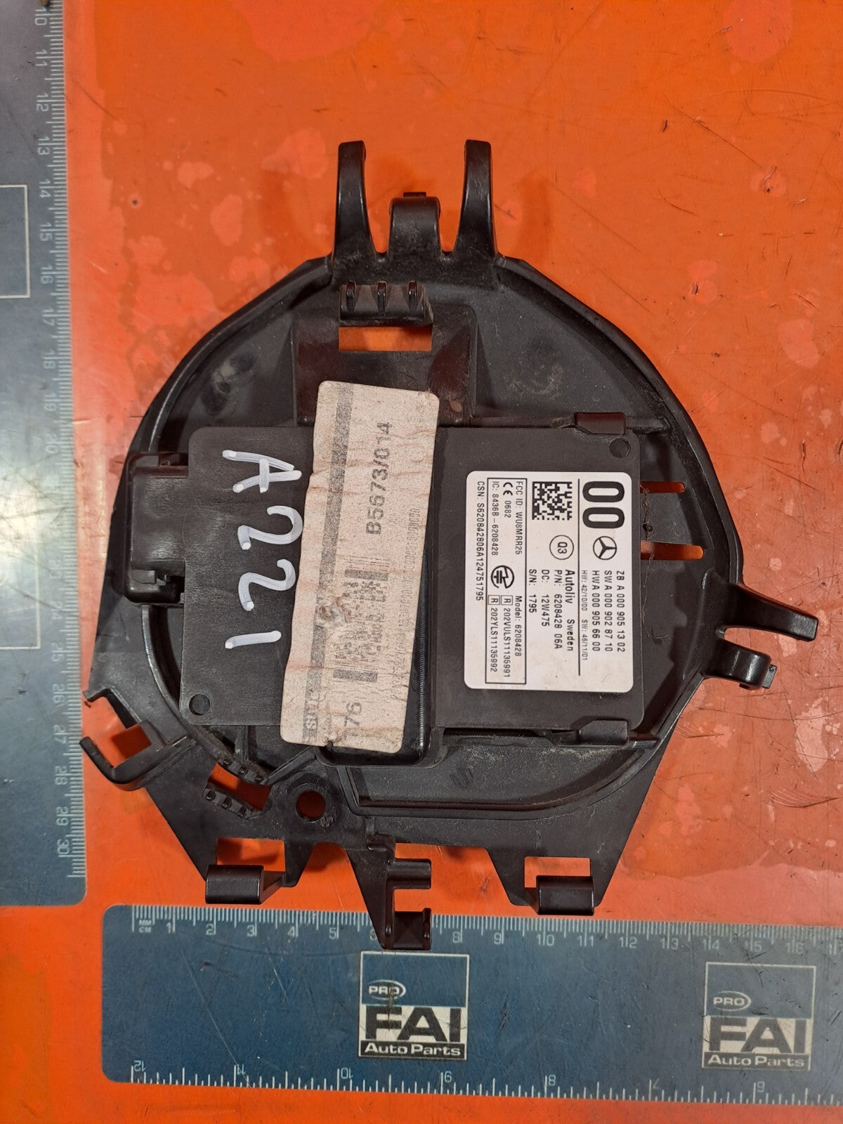 ✅2012 MERCEDES B CLASS W246 1.8D DISTANCE RADAR SENSOR MODULE ECU A0009051302 - Image 1