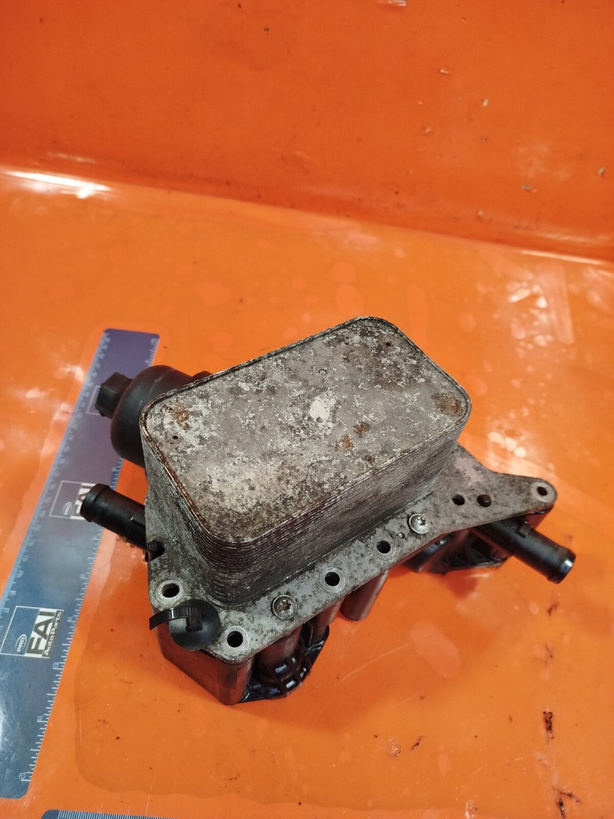 ✅2015 RENAULT TRAFIC MK3 SL27 1.6D OIL FILTER HOUSING AND COOLER 152081926R A250 - Image 10