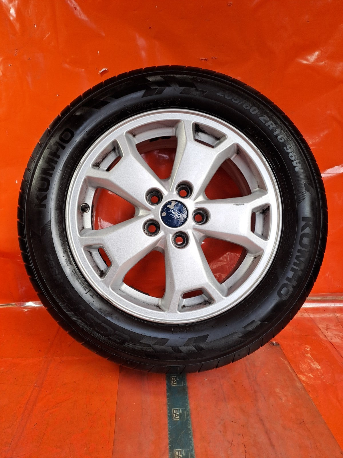 ✅2015 FORD TRANSIT CONNECT V408 ALLOY WHEEL WITH TYRE 205/60 R16 DT11-AC A355 - Image 1