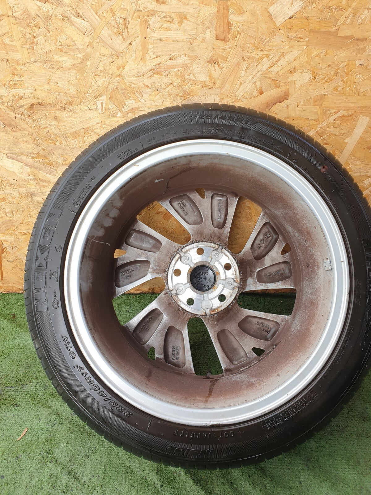 VW GOLF MK8 STYLE ETSI 1.5 PETROL 2022 ALLOY WHEEL WITH TYRE 225/45 R17 A191 - Image 7