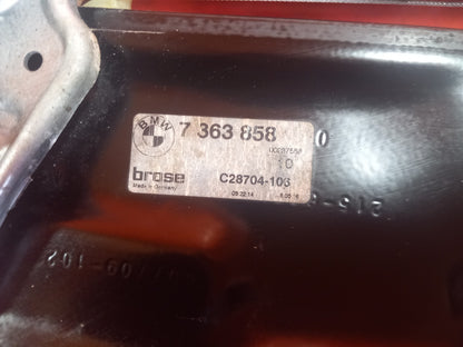 BMW F23 220D 2.0 Diesel 2016 Rear Right Window Regulator 7363858 Warranty A363 - Image 4