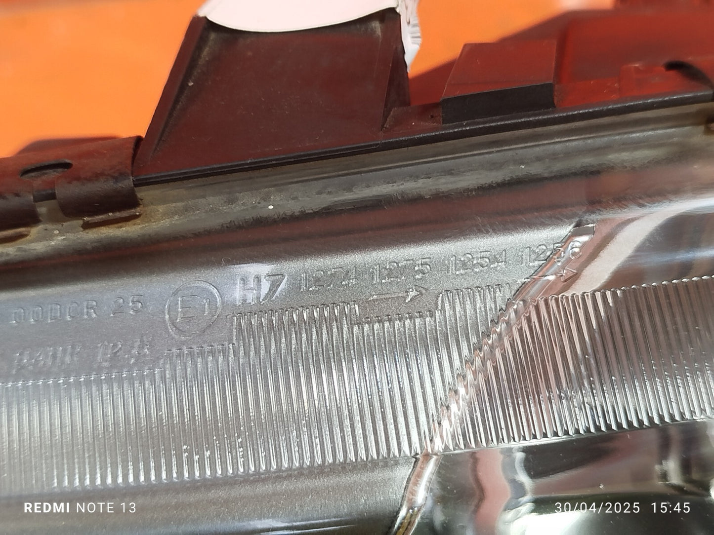 ✅2005 RANGE ROVER VOGUE L322 4.4P LEFT PASSENGER SIDE HEADLIGHT 4H4Z13006BA A274 - Image 6