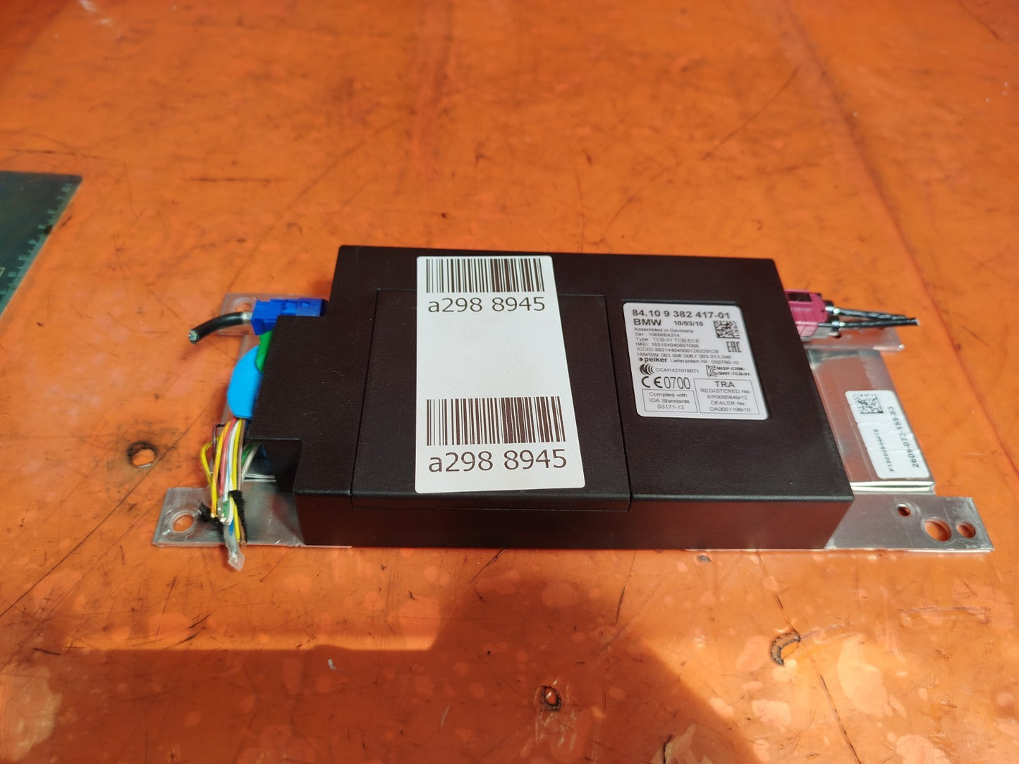 ✅2015 BMW 1 SERIES F21 TELEMATICS BLUETOOTH CONTROL MODULE 9382417 + WARRANTY - Image 10