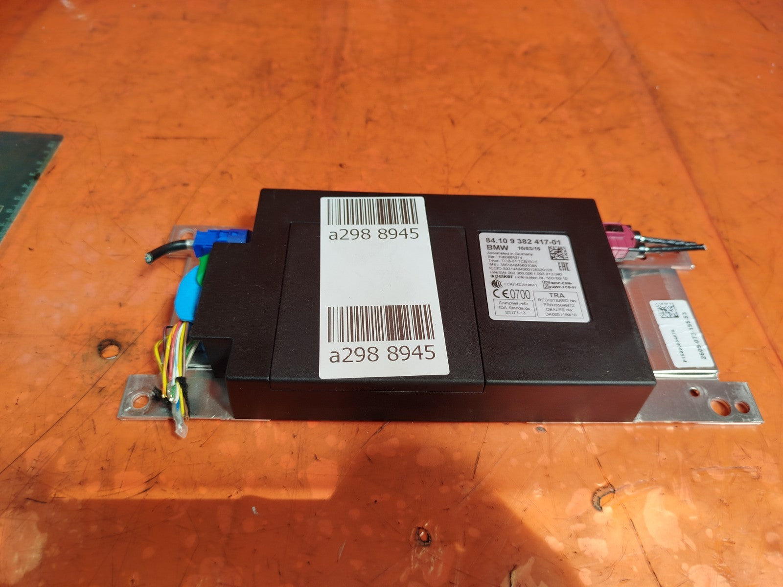 ✅2015 BMW 1 SERIES F21 TELEMATICS BLUETOOTH CONTROL MODULE 9382417 + WARRANTY - Image 10