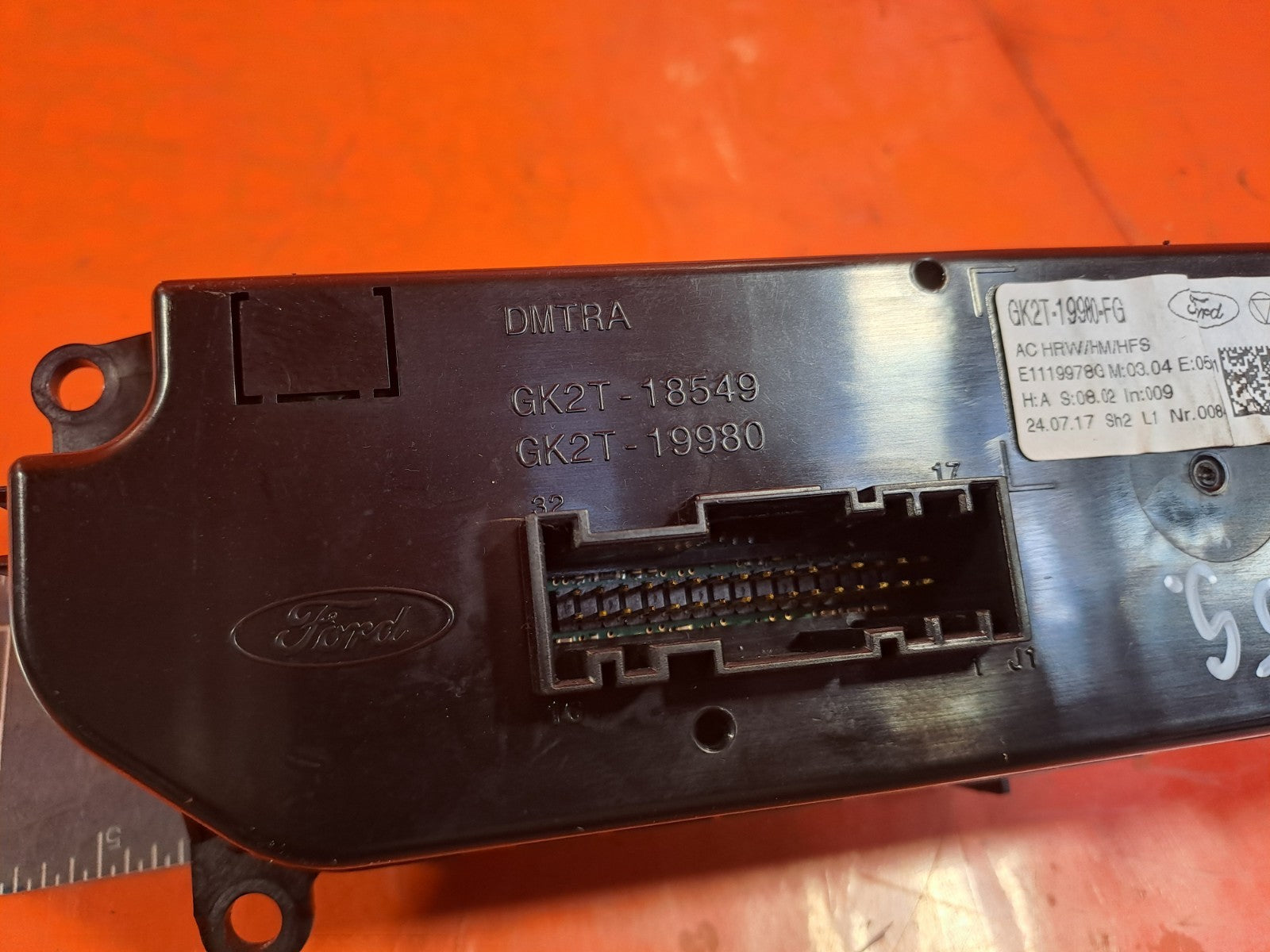 ✅Ford Tourneo Custom 2.0 Diesel 2017 A/C Heater Climate Control Panel GK2T19980 - Image 8