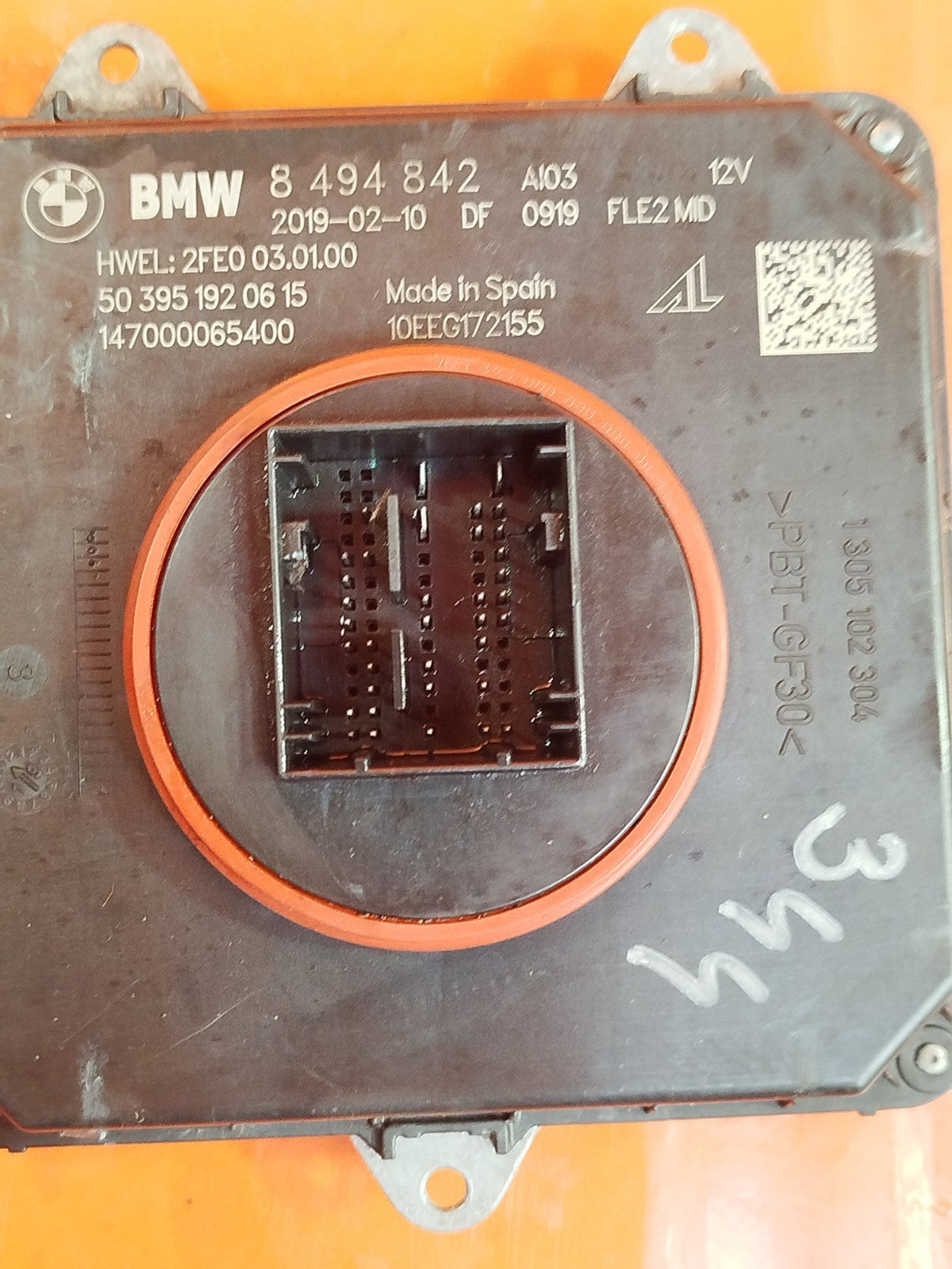 ✅BMW F23 218D 2.0 DIESEL 2019 HEADLIGHT BALLAST CONTROL MODULE 8494842 Warranty - Image 4