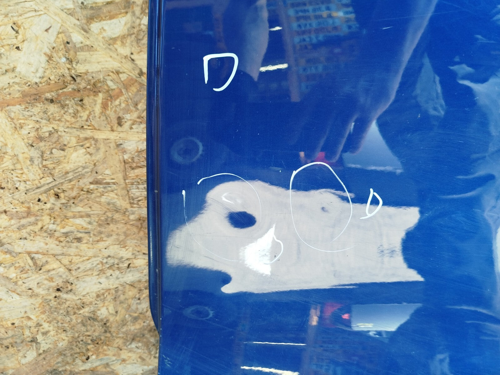 ✅TESLA MODEL 3 LONG RANGE 2020 rear LEFT DOOR BLUE Dent A266 - Image 8