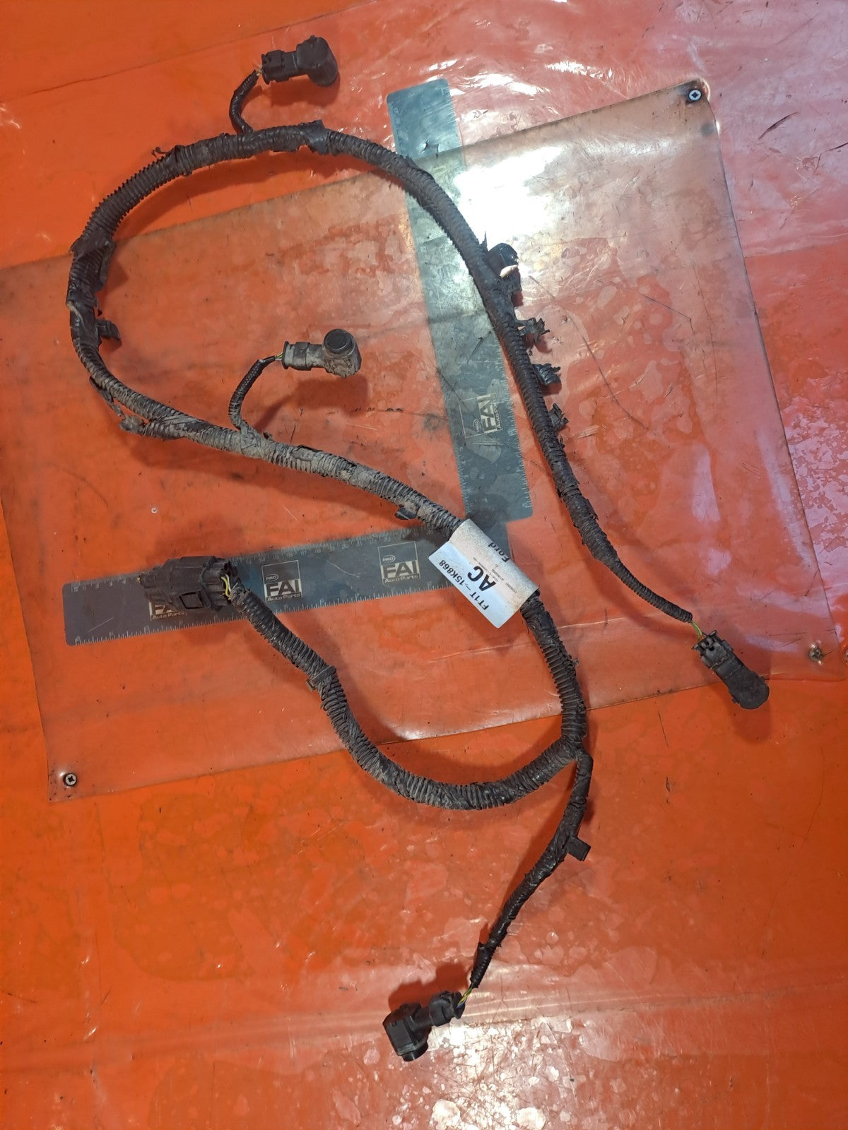 ✅2015 FORD TRANSIT CONNECT V408 REAR WIRING LOOM AND SENSORS FT1T-15K868-AC A355 - Image 6