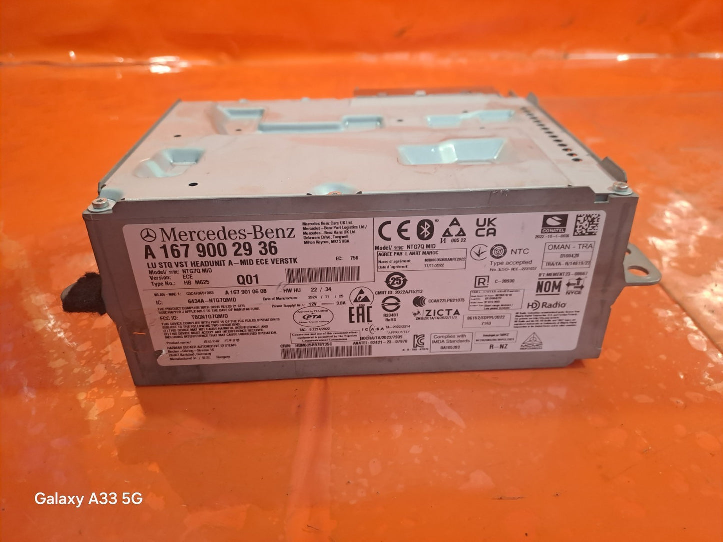 ✅2025 MERCEDES A CLASS W177 HEAD UNIT RADIO PLAYER A1679002936 + WARRANTY A311 - Image 7