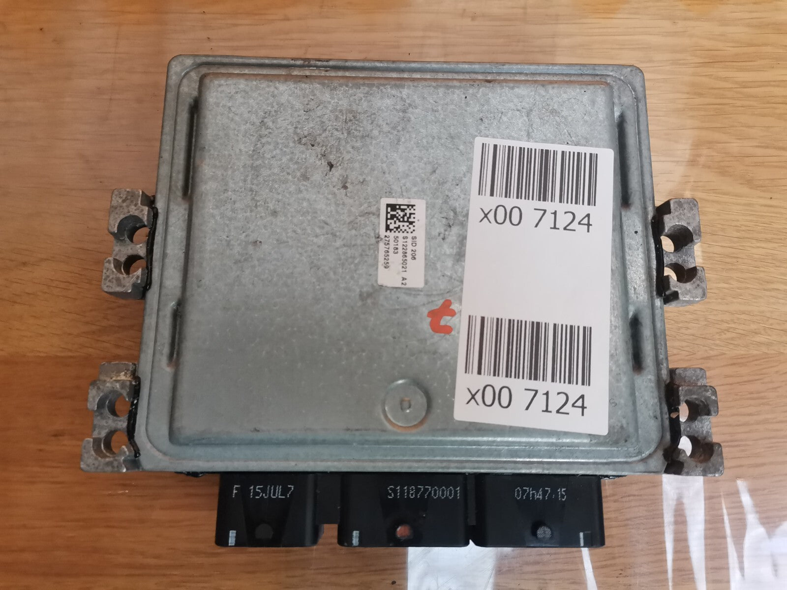 FORD GALAXY MK3 ENGINE CONTROL UNIT ECU 7G9112A650TE+ WARRANTY X00 - Image 1