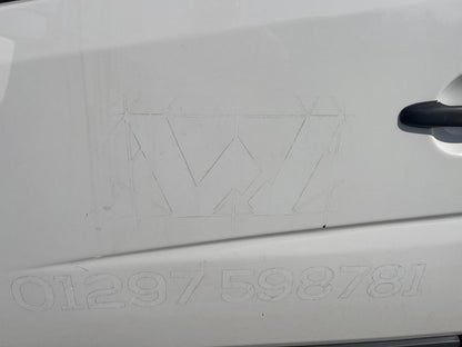 ✅VW CRAFTER CR35 2.0 DIESEL 2015 FRONT LEFT DOOR BARE WHITE Warranty A275 - Image 10