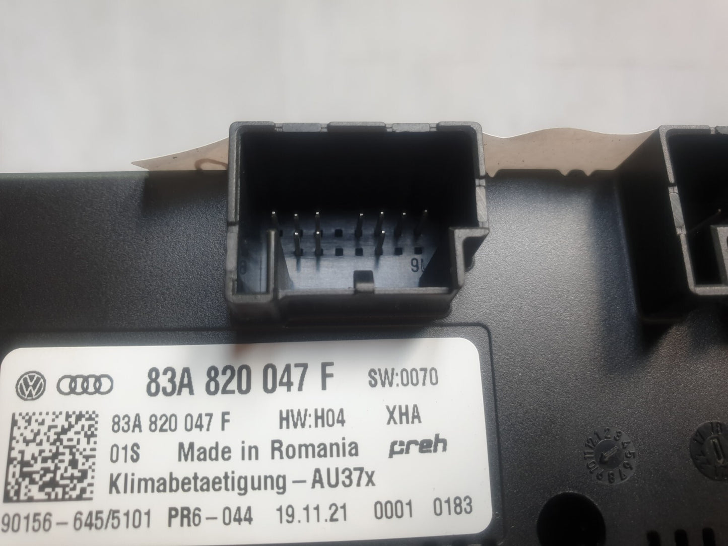 ✅AUDI A1 SPORT 1.0 PETROL 2022 HEATER CLIMATE CONTROL PANEL 83A820047F Warranty - Image 8