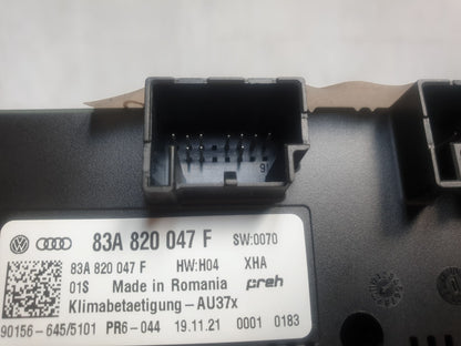 ✅AUDI A1 SPORT 1.0 PETROL 2022 HEATER CLIMATE CONTROL PANEL 83A820047F Warranty - Image 8