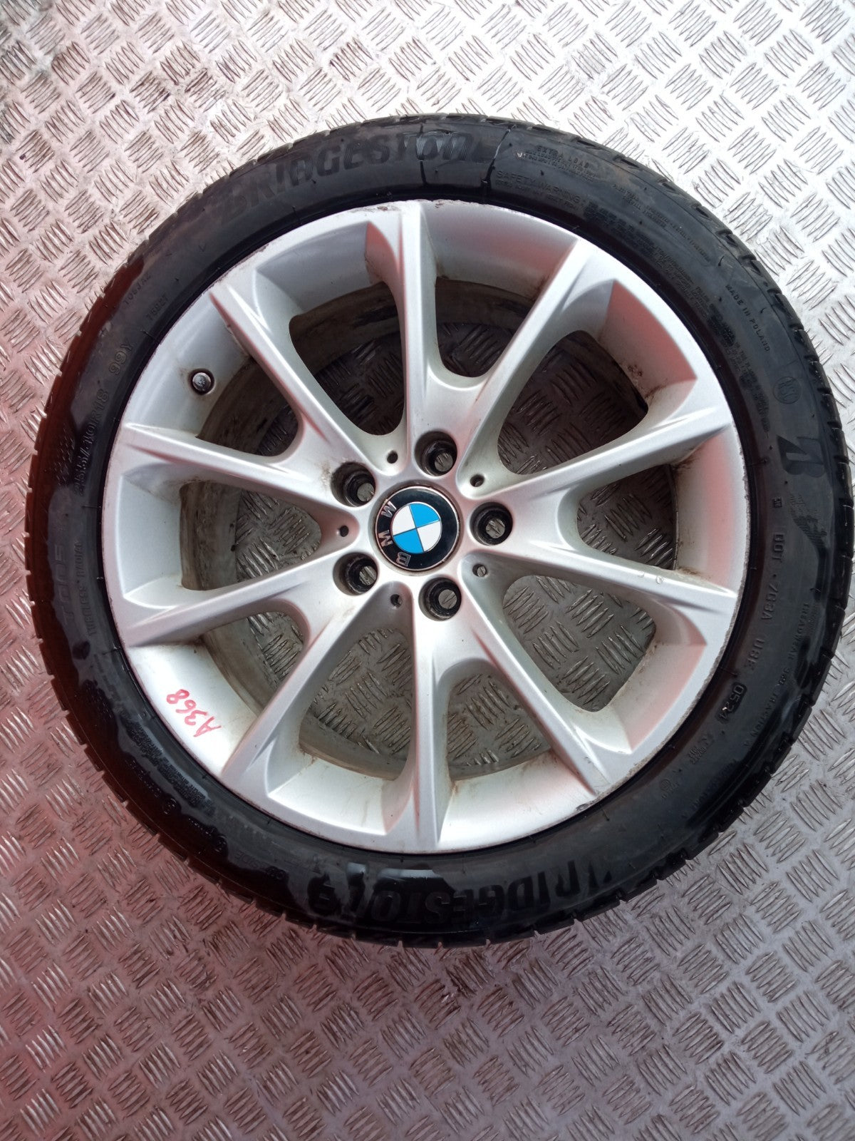 ✅BMW 420D F33 2.0 Diesel 2016 Alloy Wheel & Tyre 255/40 R18 6796251 6874821 A368 - Image 1