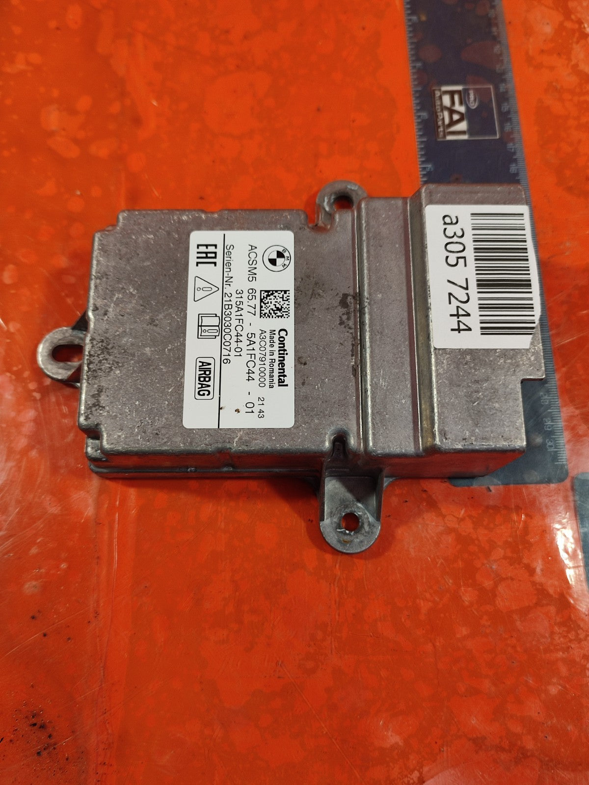 ✅2022 BMW 3 SERIES G21 SRS AIRBAG CONTROL MODULE 5A1FC44 + WARRANTY A305 - Image 10