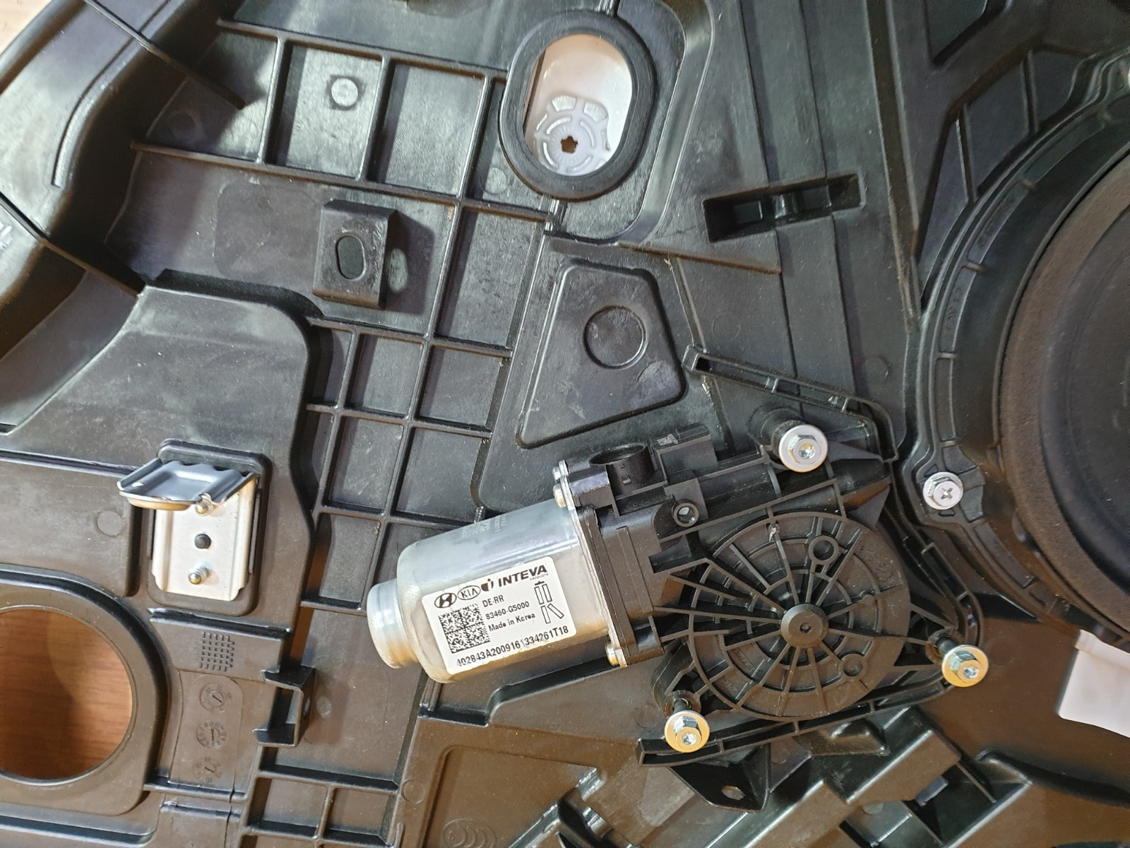 ✅2016 KIA NIRO 2 EV S-A REAR RIGHT DOOR WINDOW REGULATOR 83480G5000 + WARRANTY - Image 6