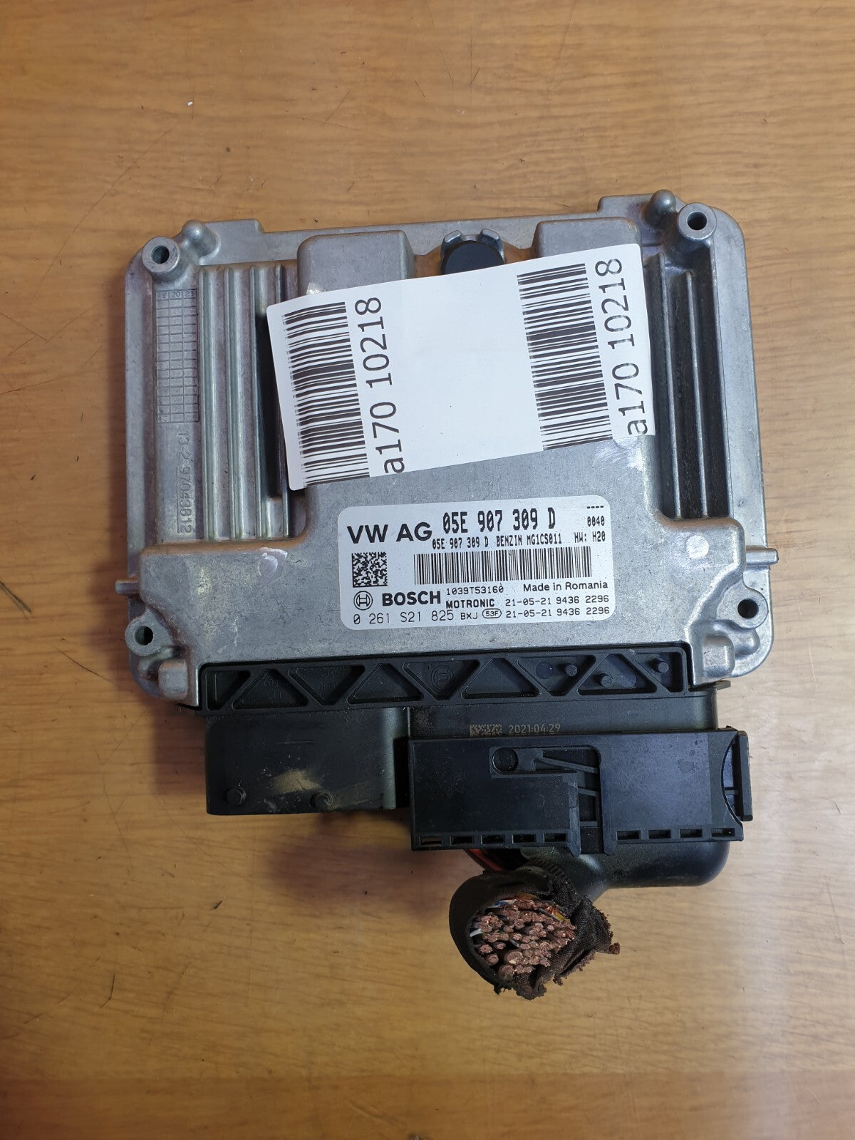 ✅2021 VW GOLF MK8 1.5TSI ECU ENGINE CONTROL UNIT 05E907309D + WARRANTY A170 - Image 1