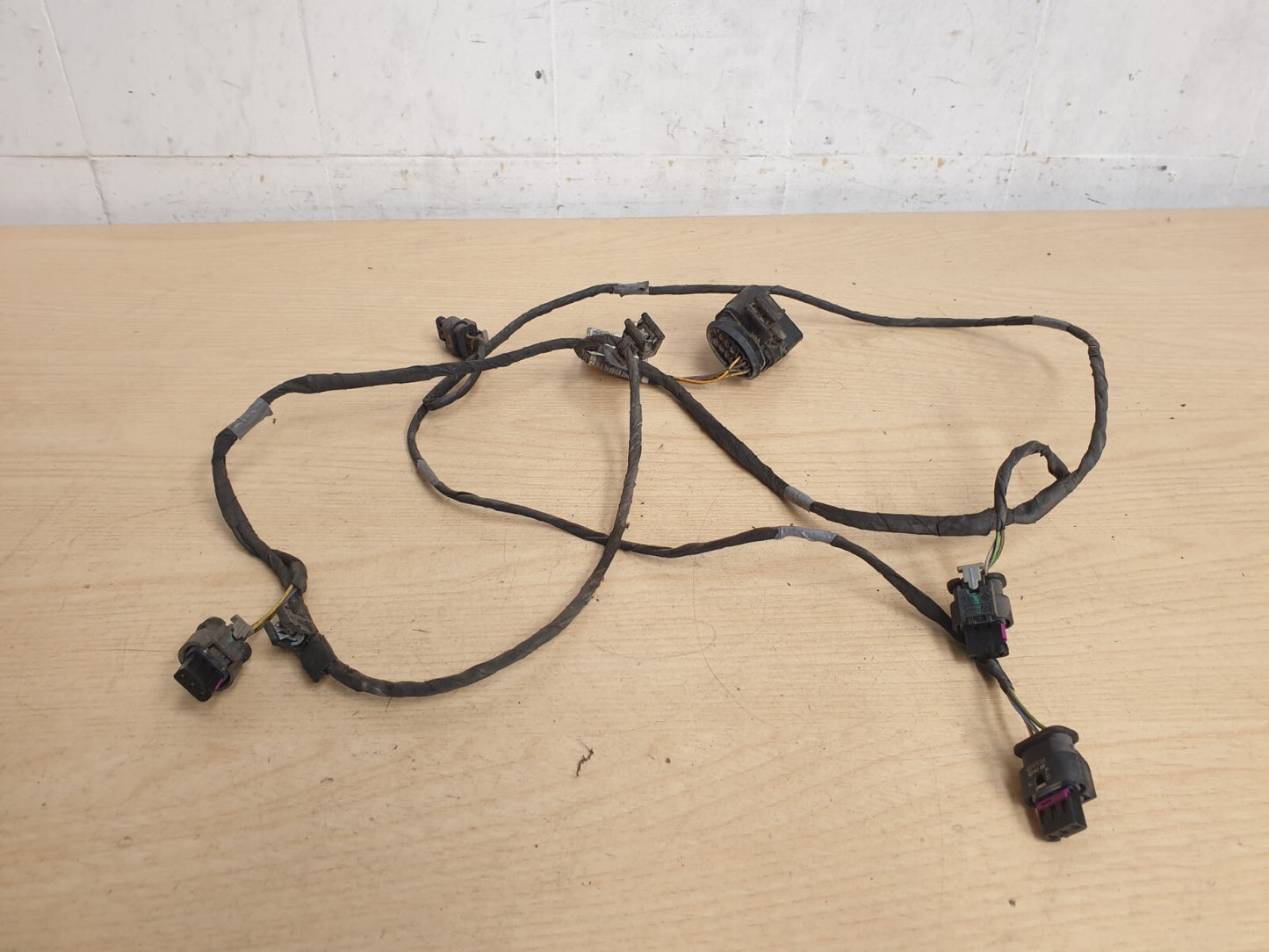 2019 AUDI A6 S LINE REAR BUMPER PARKING WIRE WIRING HARNESS 4K5971104AK A040 - Image 12