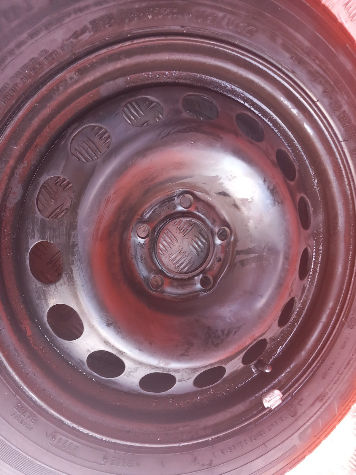 2021 Ford Transit Custom Steel Wheel With Tyre 215/65 R16 Warranty A372 - Image 4