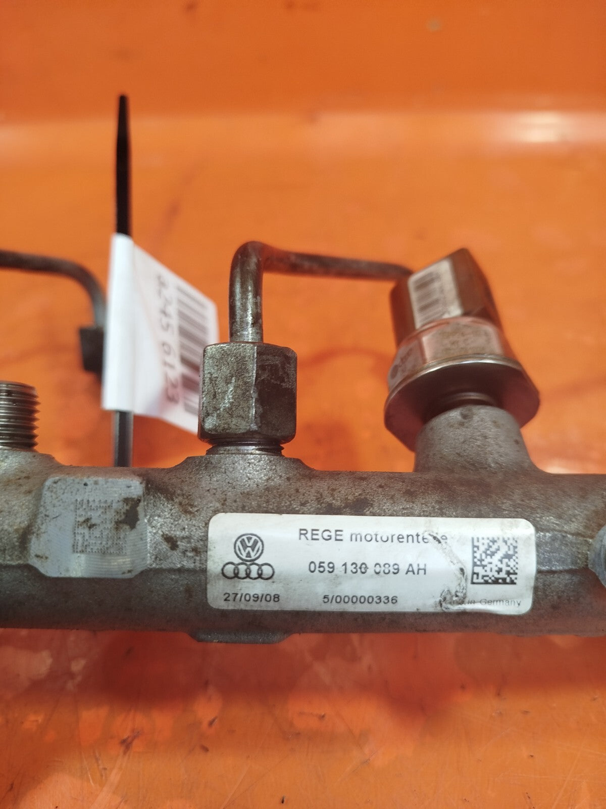 ✅AUDI Q7 S LINE QUATTRO 3.0 DIESEL 2009 FUEL INJECTOR RAIL RIGHT 059130089AH - Image 4