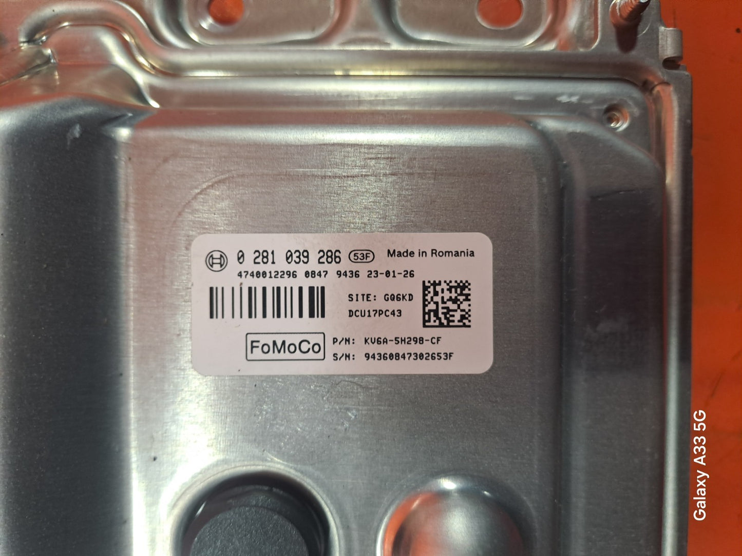 ✅2023 FORD TRANSIT CUSTOM ADBLUE CONTROL MODULE ECU KV6A-5H298-CF +WARRANTY A342 - Image 3