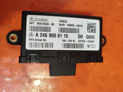 ✅MERCEDES CLA GLA W176 W246 TRANSFER CASE CONTROL MODULE ECU A2469008115 xAA - Image 1
