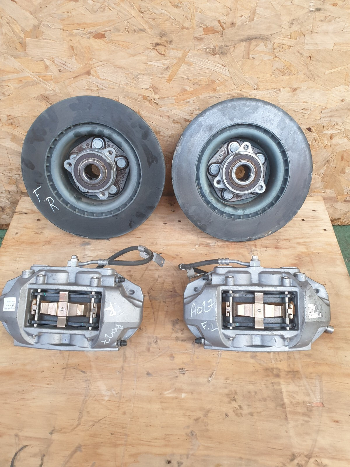 ✅TESLA Model 3 Long 2024 Front Left Right Hub Disc Caliper Set 1344621-00-A A207 - Image 9